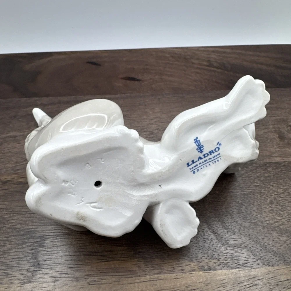 Llardo Cat Figurine Statute‎ 5112 Attentive Playful Pouncing Kitten Retired Vtg